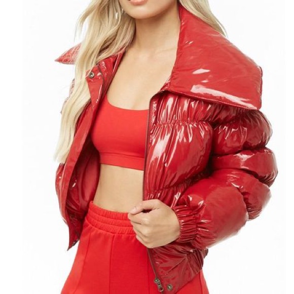 vinyl bubble coat
